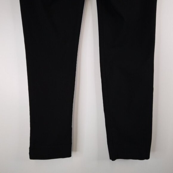 Chico’s Perfect Stretch Black Cropped Pull On Ankle Pants Size S - Picture 6 of 8